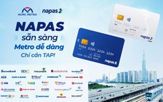 Thanh toán thẻ NAPAS trên tuyến đường sắt đô thị số 1 tại TP.HCM