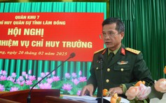 Bàn giao nhiệm vụ Chỉ huy trưởng Bộ Chỉ huy quân sự tỉnh Lâm Đồng