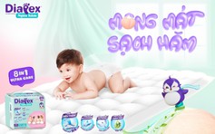 Tã Diapex - Công nghệ 8IN1 ngừa hăm vượt trội