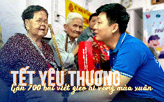 Tết yêu thương: Gần 700 bài viết gieo hy vọng mùa xuân