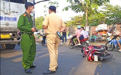 Chạy xe đến trường đón cháu, ông gặp tai nạn tử vong