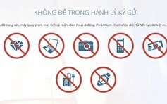 Cảnh báo mang pin lithium, sạc dự phòng trên máy bay