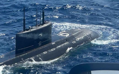Tàu ngầm Nga thử tên lửa ở vùng biển giữa bán đảo Triều Tiên và Nhật Bản