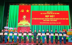Dân quân tự vệ TP.HCM tiếp nối truyền thống, góp phần phát triển đô thị