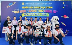 Ngày hội STEM ươm mầm cho 'những chủ tập đoàn công nghệ, tài chính tương lai'