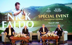 Huyền thoại Nick Faldo nói lời đặc biệt, giúp golfer trẻ Việt Nam mơ về PGA Tour