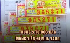 Chủ đại lý vé số tiết lộ 'lạ' về người trúng 5 tờ độc đắc