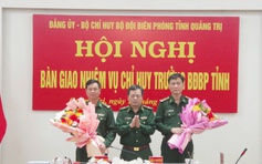 Bàn giao nhiệm vụ Chỉ huy trưởng Bộ đội Biên phòng Quảng Trị