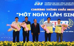 Hơn 500 học sinh tham dự trải nghiệm 'Một ngày làm sinh viên STU' lần 2