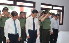 Đại tướng Lương Tam Quang dự lễ khánh thành dự án tu bổ căn cứ T.Ư Cục miền Nam