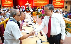 Tổng Bí thư Tô Lâm gặp mặt cán bộ lão thành cách mạng miền Nam