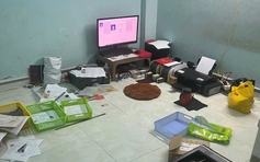 Công an TP.HCM bắt vụ làm giả 3.000 phôi giấy phép lái xe