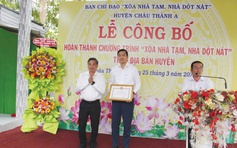 Hậu Giang tích cực xóa nhà tạm, nhà dột nát