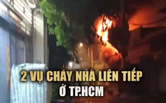Hoảng hồn vì tiếng nổ điện trong vụ cháy nhà ở quận Bình Tân