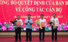 Kiên Giang: Công bố quyết định của Ban Bí thư về công tác cán bộ