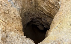 Xuất hiện hố sụt lún bất thường tại Tuyên Quang