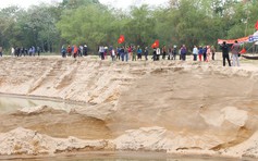Vụ dân mang trống, loa phản đối khai thác cát: Phạt chủ mỏ 249 triệu đồng