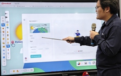 Trí tuệ nhân tạo đẩy nhanh số hóa giáo dục qua màn hình tương tác thông minh