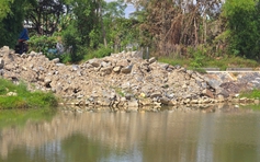 Sông Yên Đà Nẵng: Ngổn ngang dự án kè chống sạt lở khẩn cấp