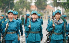 Khối nữ du kích miền Nam sẵn sàng cho lễ diễu binh Quốc khánh 2.9