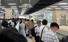 Tàu Cát Linh - Hà Đông lại gặp sự cố, ngắt điện 4 nhà ga