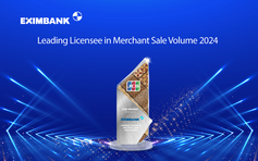 Eximbank được JCB vinh danh ‘Ngân hàng dẫn đầu về doanh số thanh toán thẻ năm 2024’