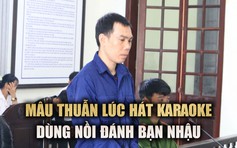 Mâu thuẫn lúc hát karaoke, dùng nồi đánh vào đầu và mặt bạn nhậu