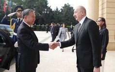 Lễ đón Tổng Bí thư Tô Lâm và phu nhân thăm cấp nhà nước Azerbaijan