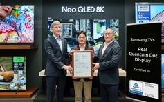 TV QLED của Samsung đạt chứng nhận 'màn hình chấm lượng tử đích thực' từ TÜV Rheinland
