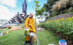 Trồng 108 cây bồ đề được thỉnh từ Ấn Độ trên núi Bà Đen