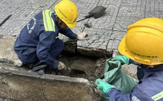 Đà Nẵng: Đồng loạt khơi thông cửa thu, nạo vét ứng phó mưa lớn do áp thấp