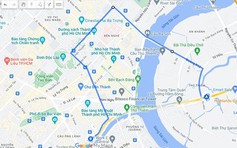 CSGT cấm xe lưu thông qua đường hầm sông Sài Gòn