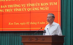Tổng Bí thư Tô Lâm làm việc với lãnh đạo 2 tỉnh Kon Tum, Quảng Ngãi