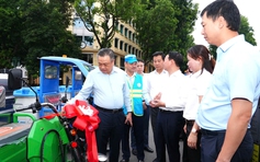Hà Nội vận hành thiết bị vệ sinh môi trường hiện đại ở nội đô