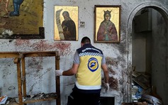 Đánh bom tự sát tại nhà thờ Syria, ít nhất 20 người thiệt mạng