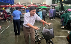 Nam sinh đi thi bằng xe đạp và giấc mơ về tỉnh Bạc Liêu học đại học