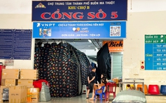 Tiểu thương đồng loạt đóng cửa ki ốt, chợ trung tâm Buôn Ma Thuột vắng bất thường