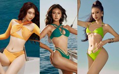 Dàn thí sinh Hoa hậu Hoàn vũ Việt Nam khoe dáng 'bốc lửa' trong bộ ảnh bikini