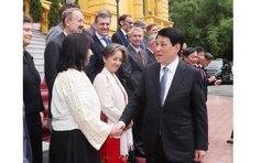 Chủ tịch nước tiếp Đại sứ EU và các nước thành viên