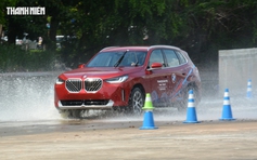 Vần vô-lăng BMW X3 2025 chinh phục sa hình khó, 'ghìm cương' 5-series mới