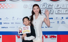 Thúy Diễm đưa con trai dự ra mắt phim hoạt hình Việt