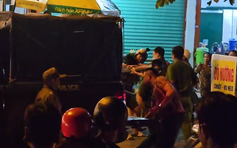 Khống chế nhóm người chống đối CSGT TP.HCM khi đo nồng độ cồn