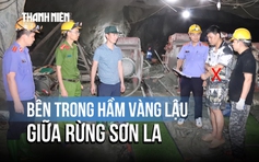 Đột kích hầm vàng lậu giữa rừng: Cả dây chuyền hoạt động trong lòng đất