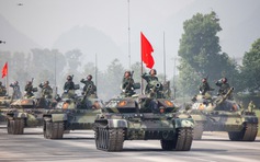 Ngắm dàn xe tăng, tên lửa hợp luyện chuẩn bị cho lễ diễu binh Quốc khánh 2.9