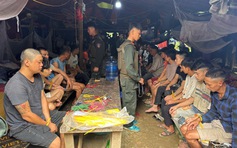 Bắt gần 60 người khai thác vàng trái phép ở Sơn La