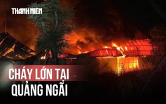 Xuyên đêm chữa cháy tại Quảng Ngãi