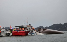 Vụ lật tàu trên vịnh Hạ Long: Tìm thấy 3 thi thể nạn nhân