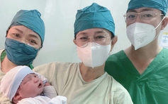 Bé trai nặng gần 6 kg chào đời an toàn tại Cà Mau