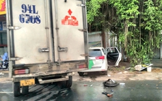 Cà Mau: Tai nạn liên hoàn trên QL1 làm 1 người tử vong, 4 người bị thương