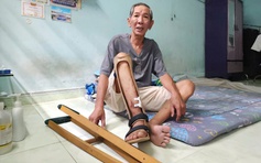 Hỗ trợ gần 140 triệu đồng cho người đàn ông nghèo cầu cứu được cắt bỏ chân
